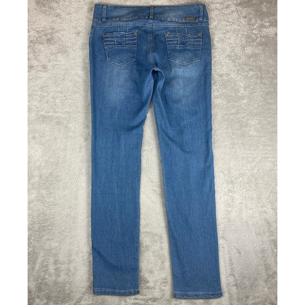 Richcow Jeans Womens Size 17‎ Blue Denim Distressed Skinny - Picture 2 of 15